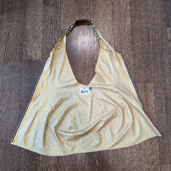 SOLD! House of Harlot Latex Cheetah Mini Dress Fetish XS - Picture 5 of 7